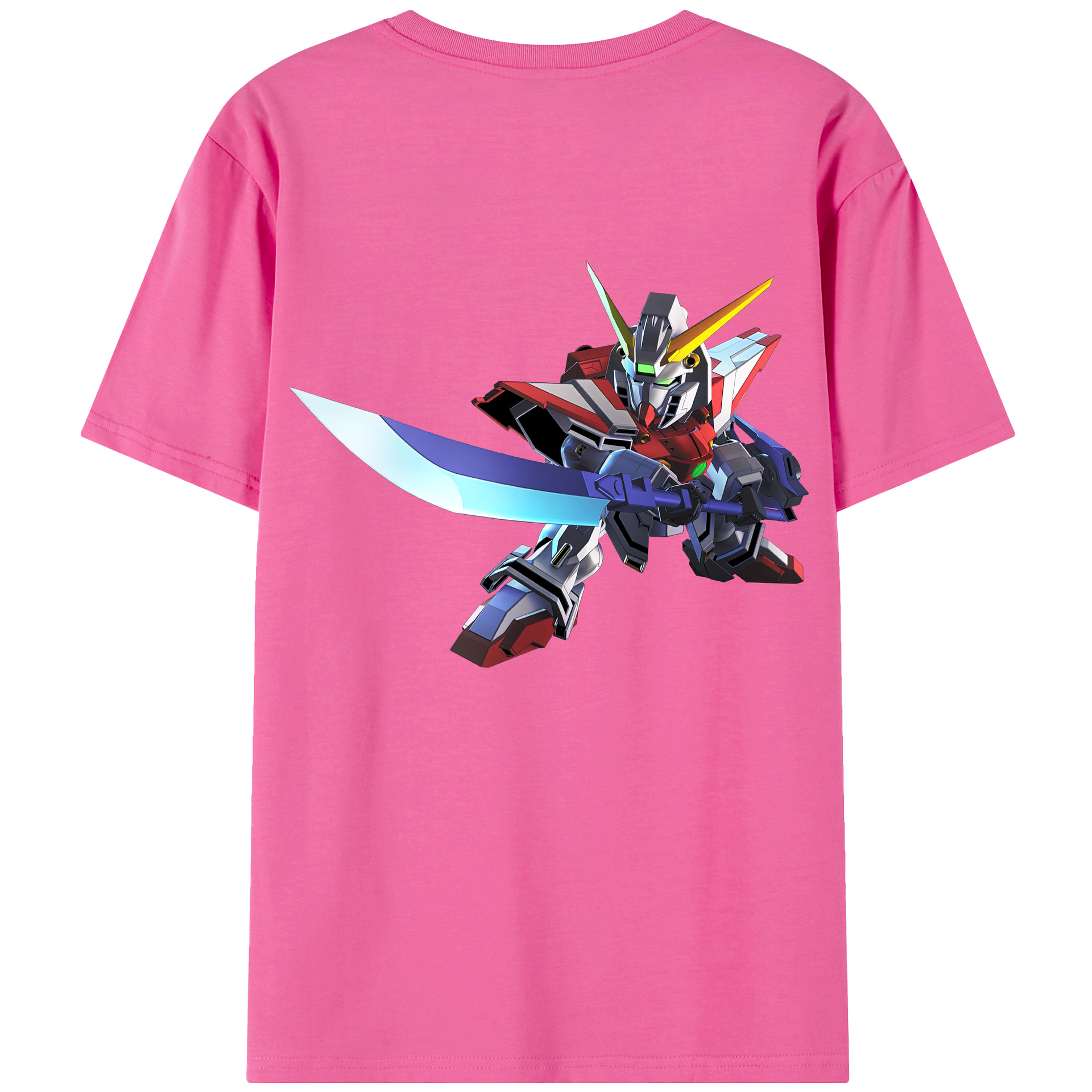 （画像用） 機動戦士ガンダム Mobile Suit Gundam レディース半袖Tシャツ(バックプリント)